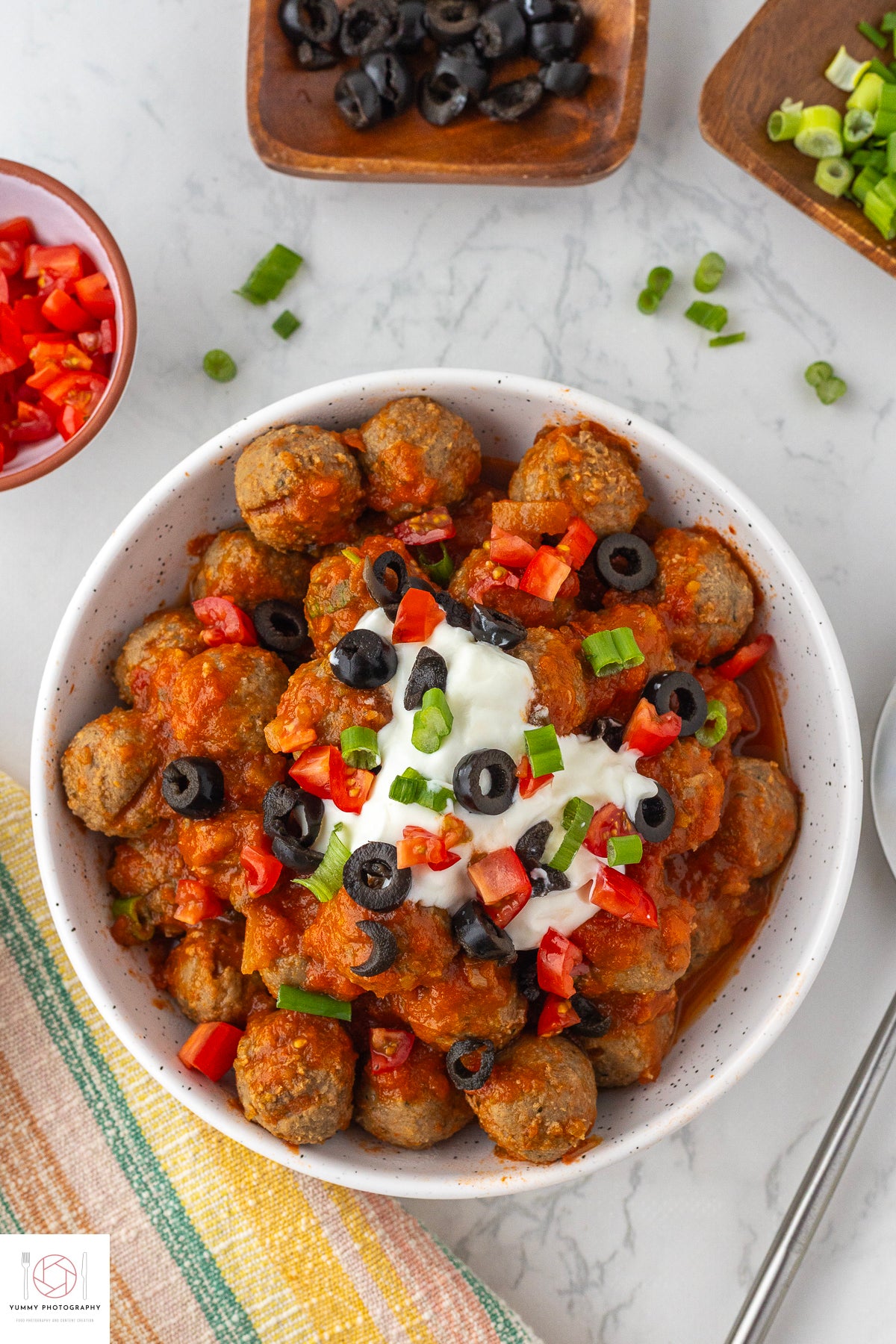SLOW COOKER ENCHILADA MEATBALLS