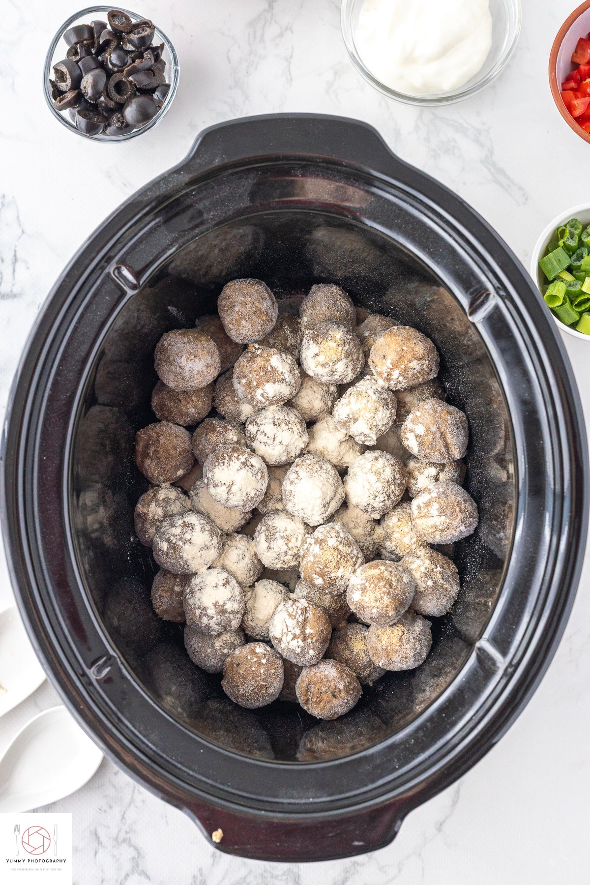 SLOW COOKER ENCHILADA MEATBALLS