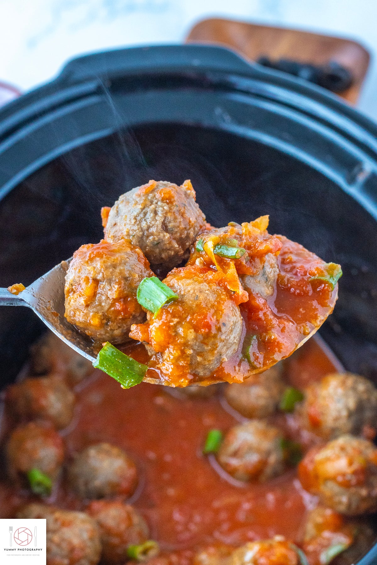 SLOW COOKER ENCHILADA MEATBALLS