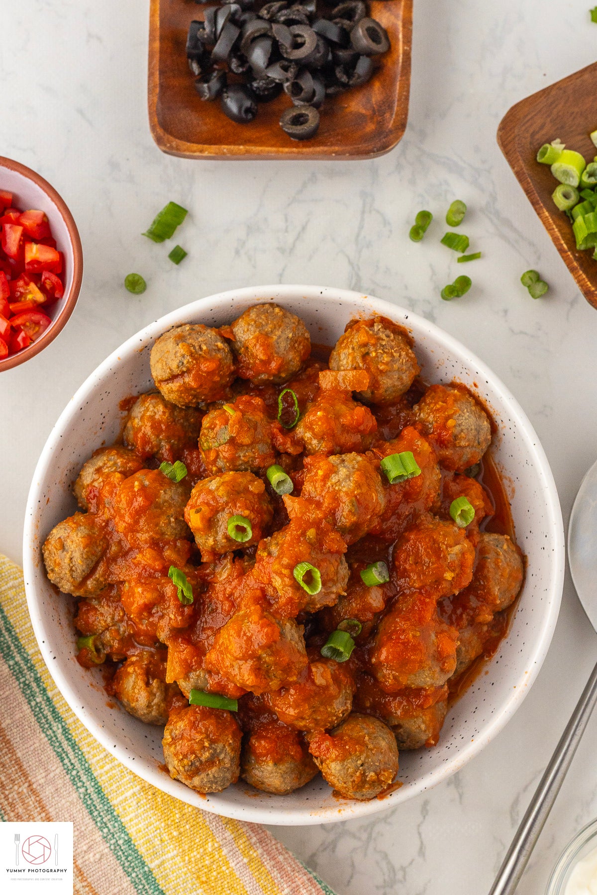 SLOW COOKER ENCHILADA MEATBALLS