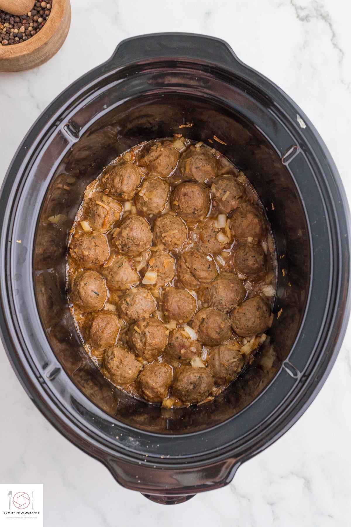 French Onion Meatballs
