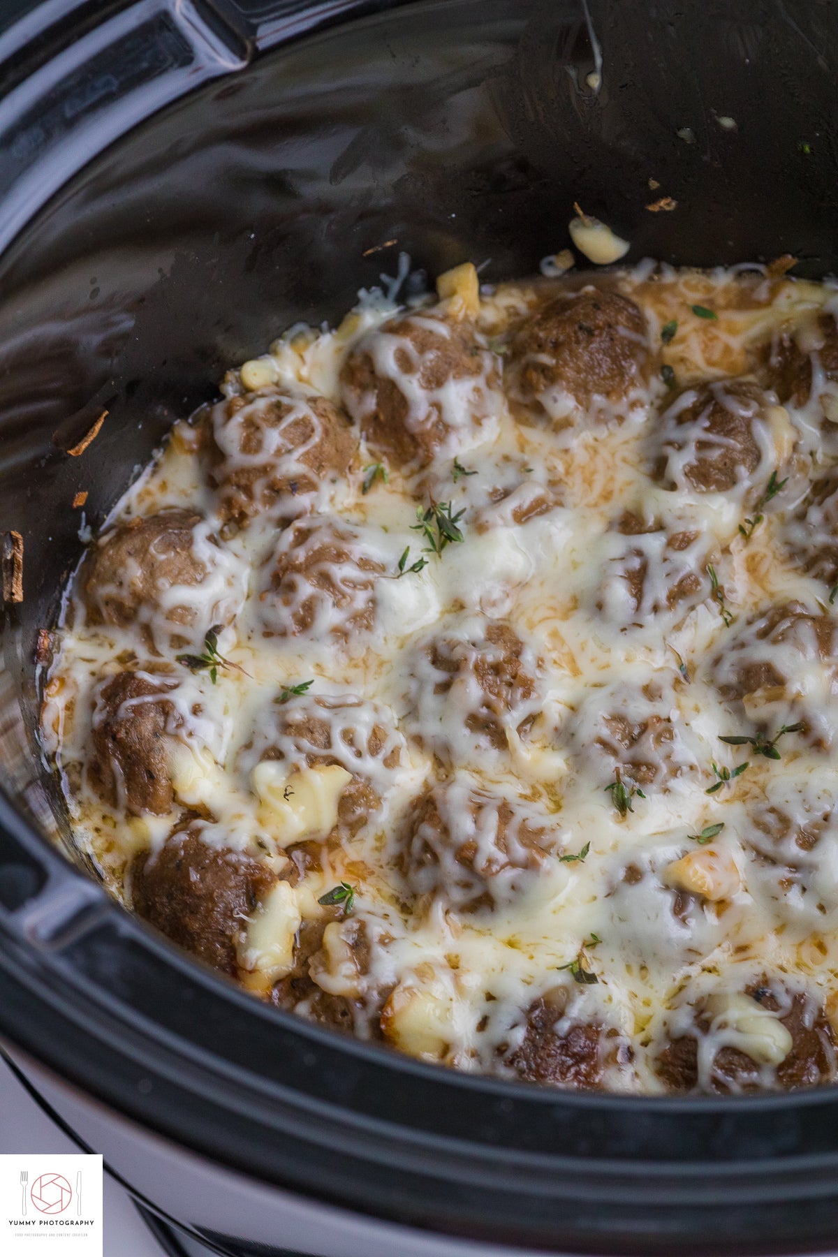 French Onion Meatballs