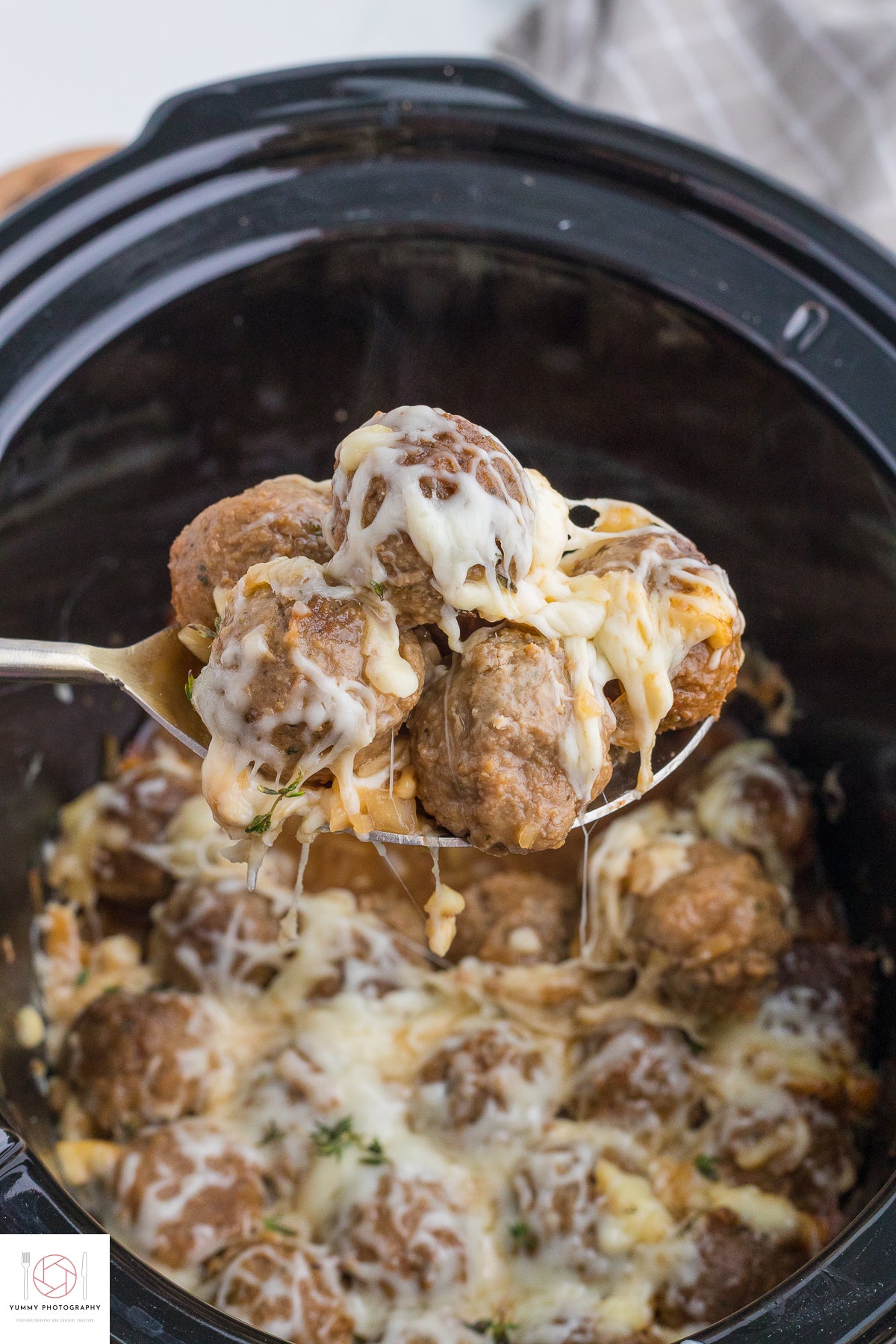 French Onion Meatballs