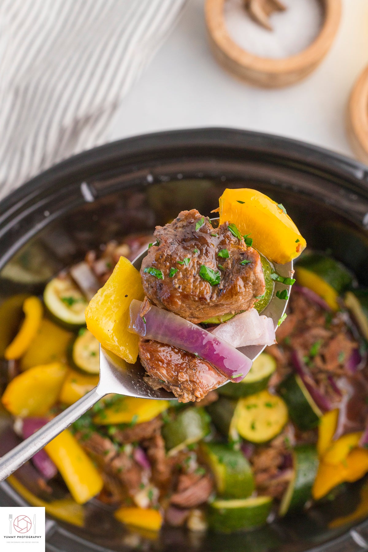 SLOW COOKER BEEF SUMMER STEW