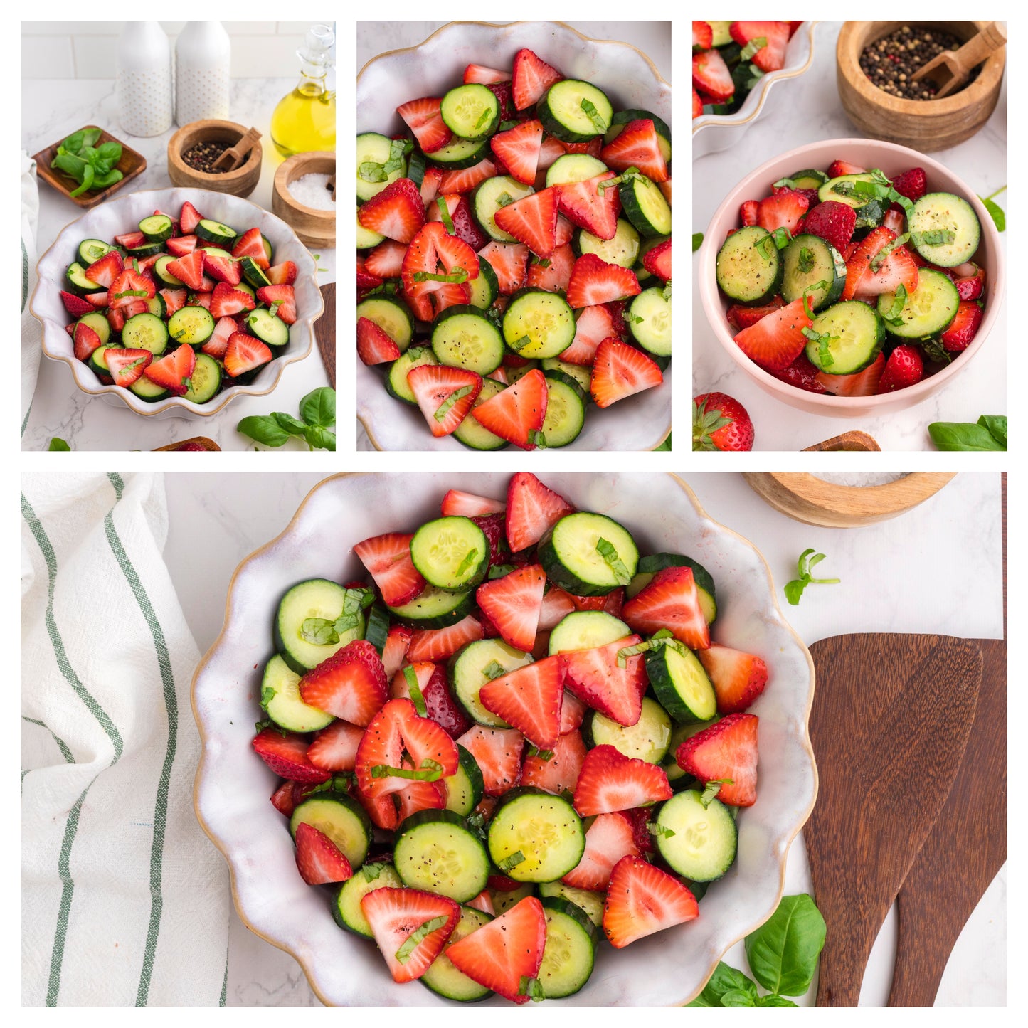 Cucumber Strawberry Salad