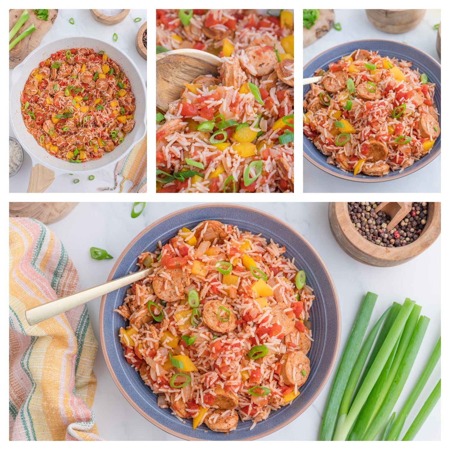 CHICKEN SAUSAGE AND RICE