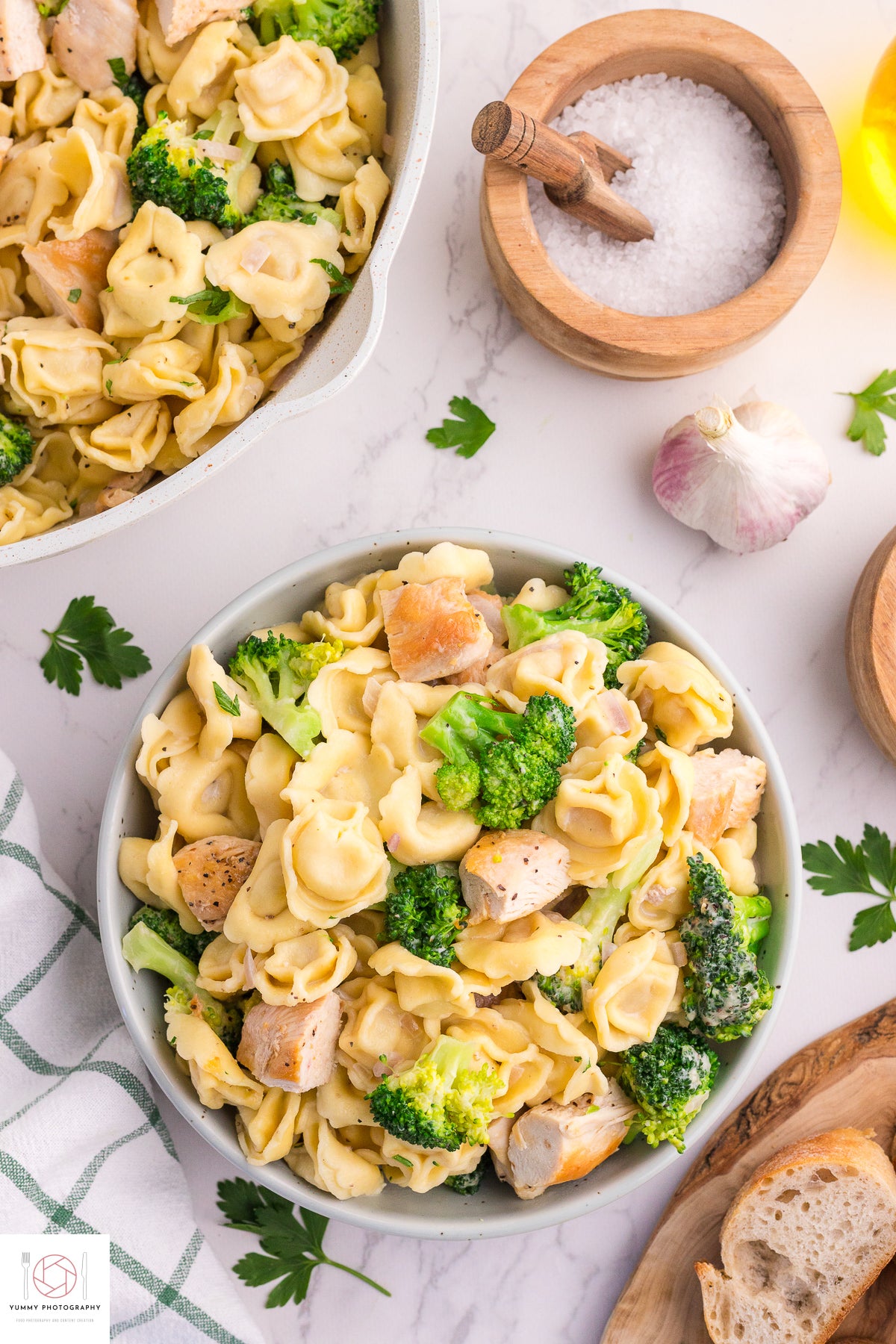 BROCCOLI CHICKEN TORTELLINI PASTA