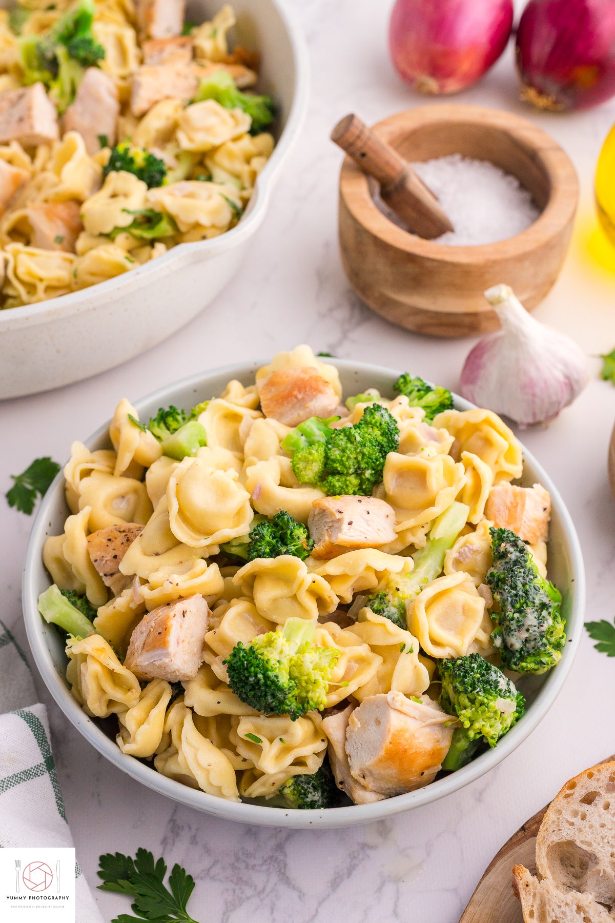 BROCCOLI CHICKEN TORTELLINI PASTA