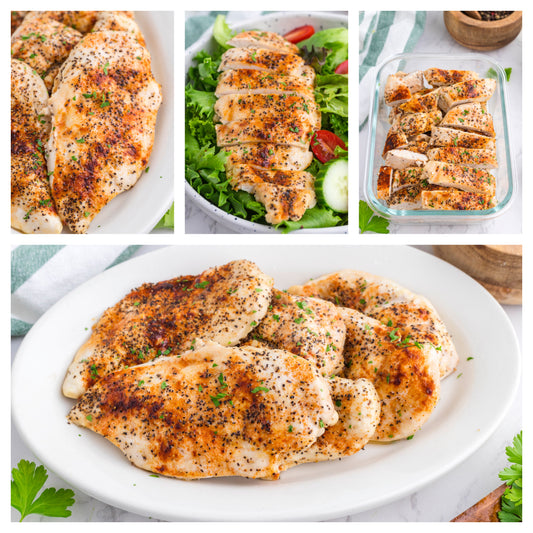 BAKED THIN CHICKEN BREASTS