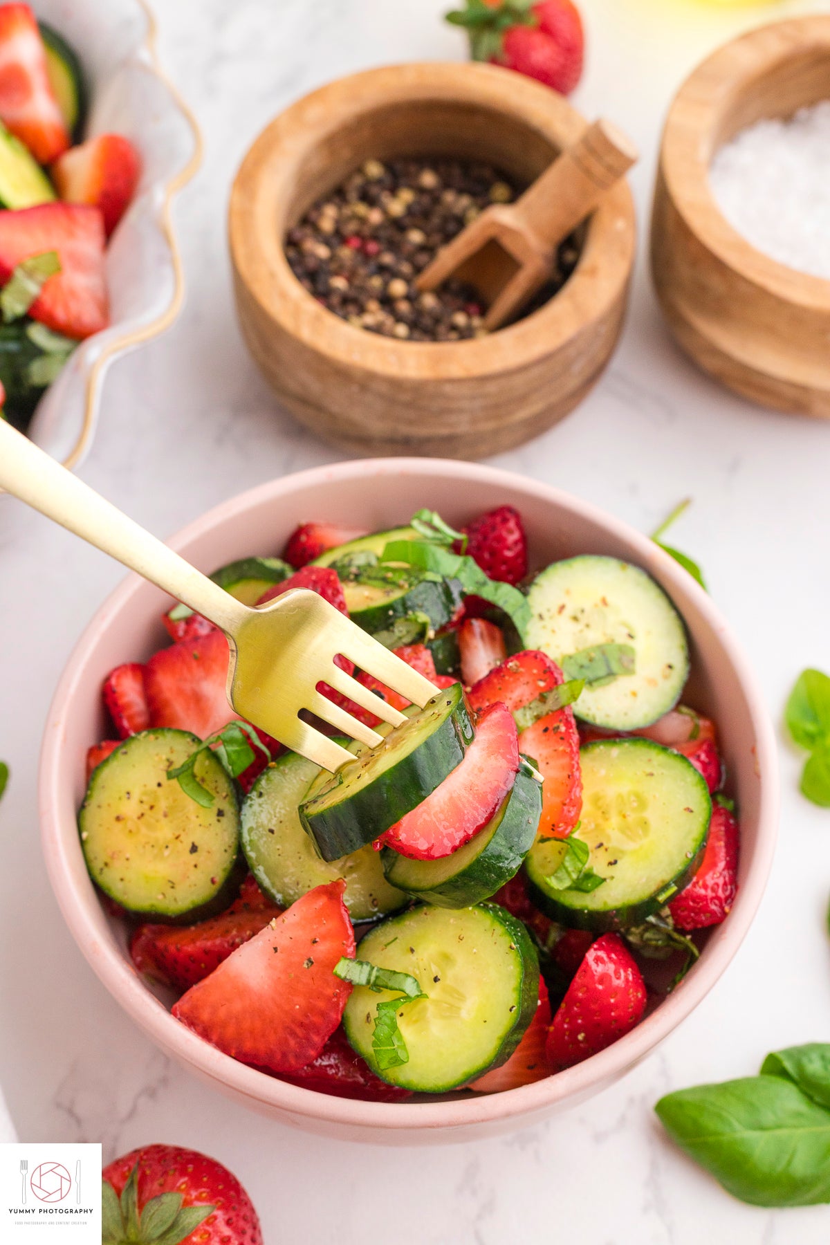 Cucumber Strawberry Salad
