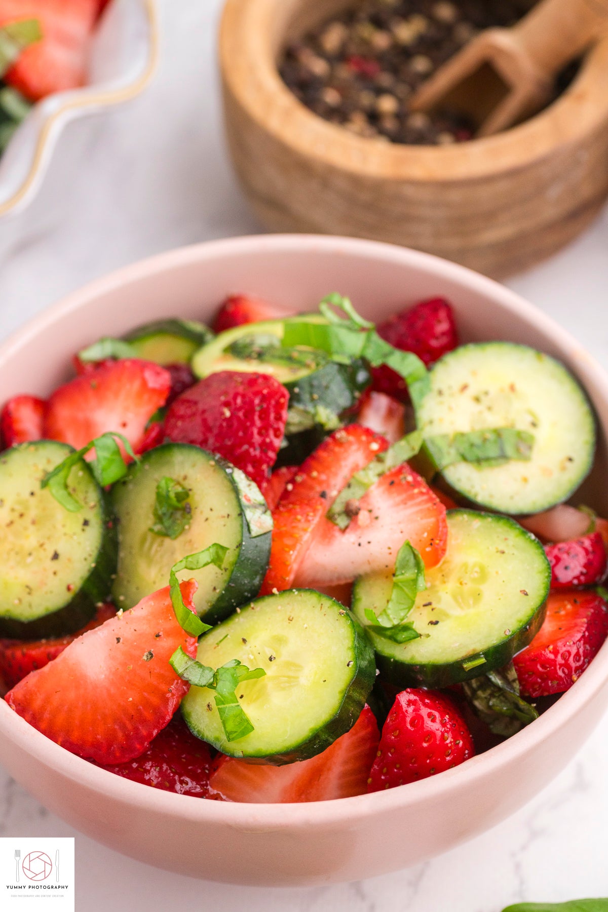Cucumber Strawberry Salad